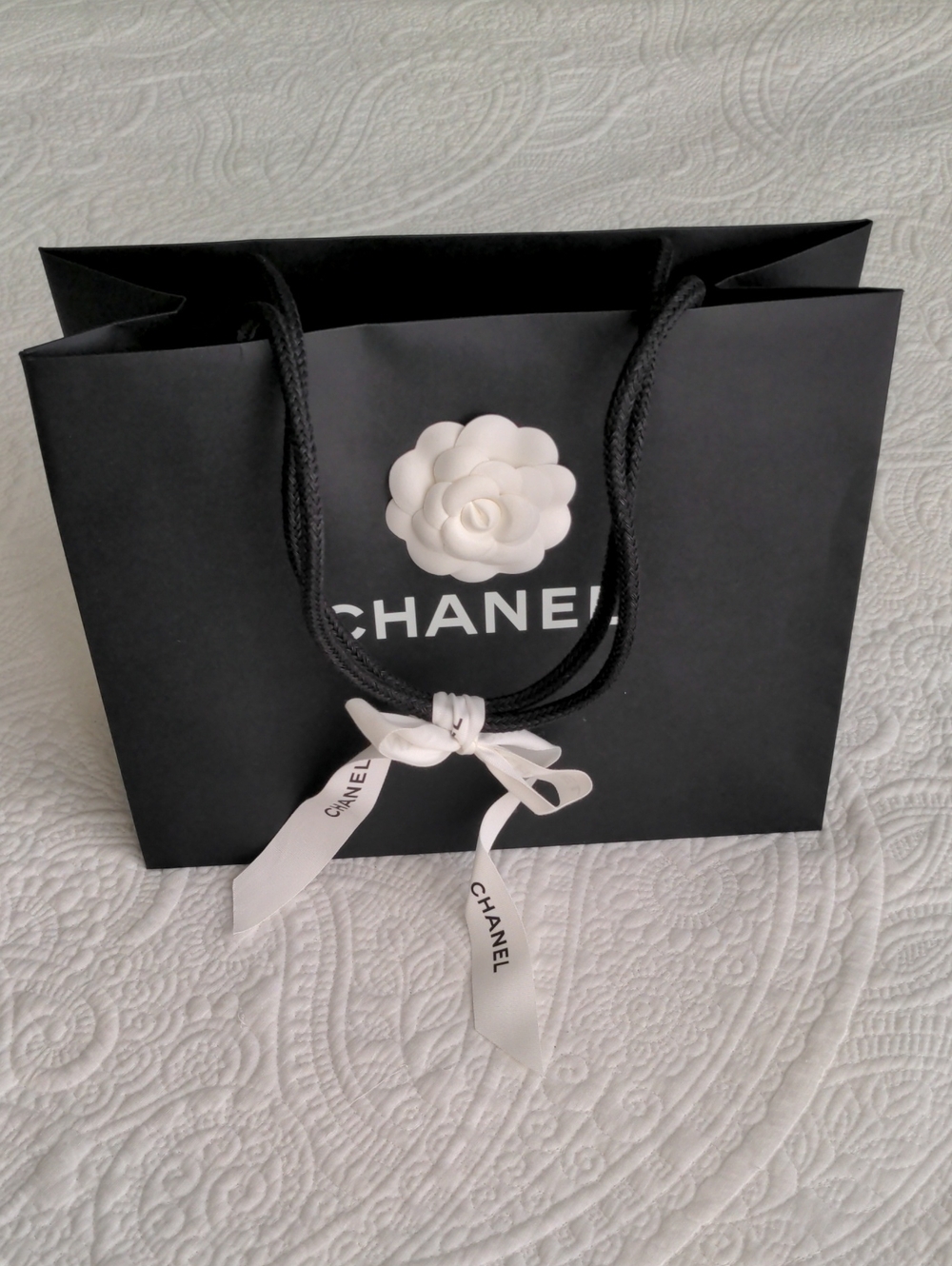 Chanel Shopping Bag + Ribbon